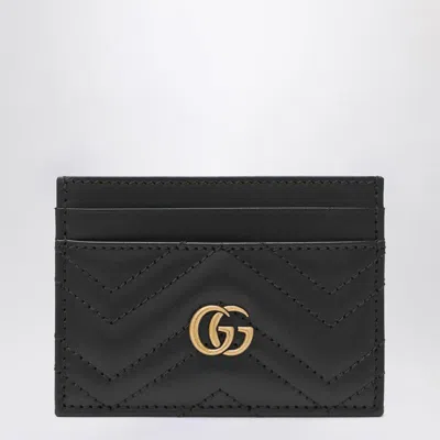Gucci Gg Marmont Card Case In Black