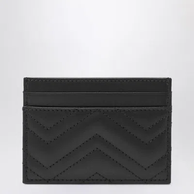 Gucci Gg Marmont Card Case In Black