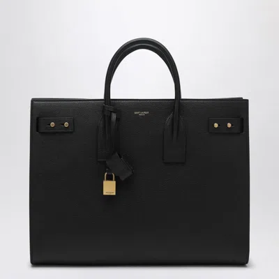 Saint Laurent Sac De Jour Large Leather Shoulder Bag In Black