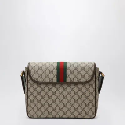 Gucci Medium Ophidia Gg Supreme Crossbody Bag In Brown