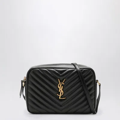 Saint Laurent Paris Women Quilted Leather Lou Camera Bag In Black