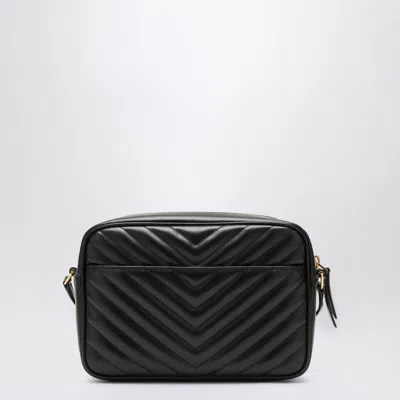 Saint Laurent Paris Women Quilted Leather Lou Camera Bag In Black