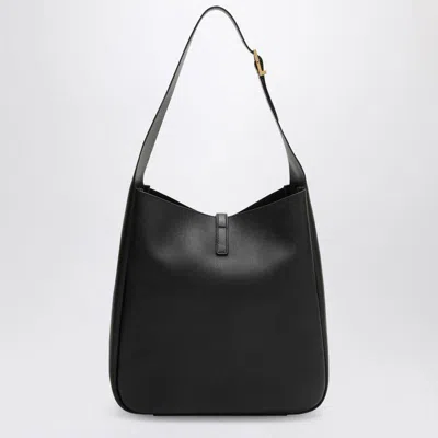 Saint Laurent Large Le 5 A 7 Hobo Bag In Black