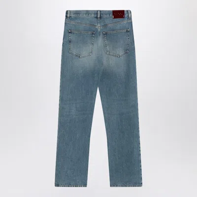 Gucci Light Jeans In Faded Denim In Blue