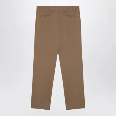 Gucci Classic Straight-leg Pants In Brown