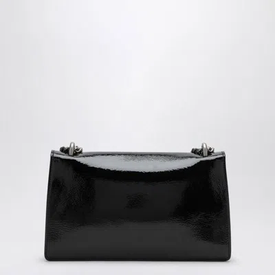 Gucci Dionysus Medium Patent Leather Shoulder Bag In Black