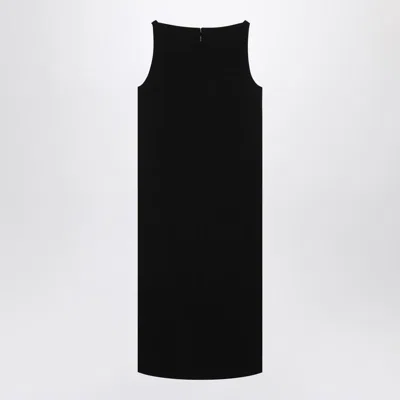 Gucci Horsebit Midi Dress In Black
