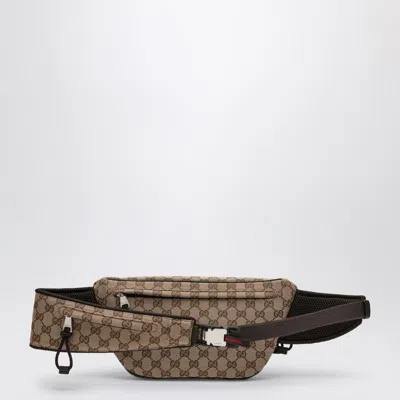 Gucci Small Gg Fabric Waist Bag Men In Neutral
