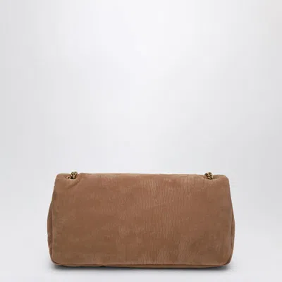 Saint Laurent Caramel Calypso Leather Bag Women In Brown
