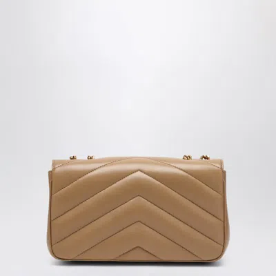 Saint Laurent "loulou" Mini Bag In Brown