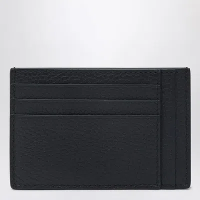 Gucci Card Holder With Large Gg In Black