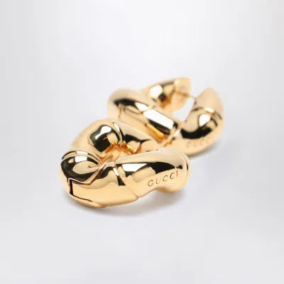 Gucci Bamboo Gold Earrings In Gold