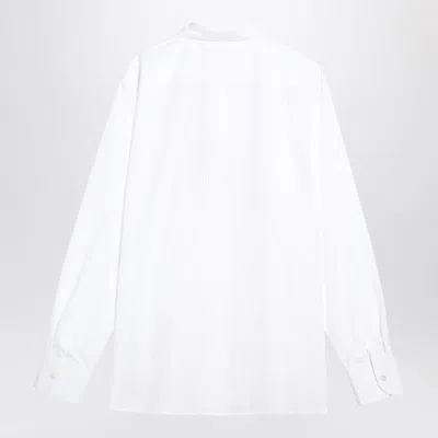 Saint Laurent Cotton Poplin Cassandre Shirt Clothing In White