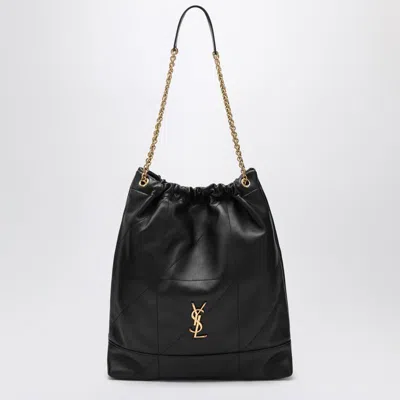 Saint Laurent Black Jamie Large Shoulder Bag In Black