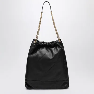 Saint Laurent Black Jamie Large Shoulder Bag In Black