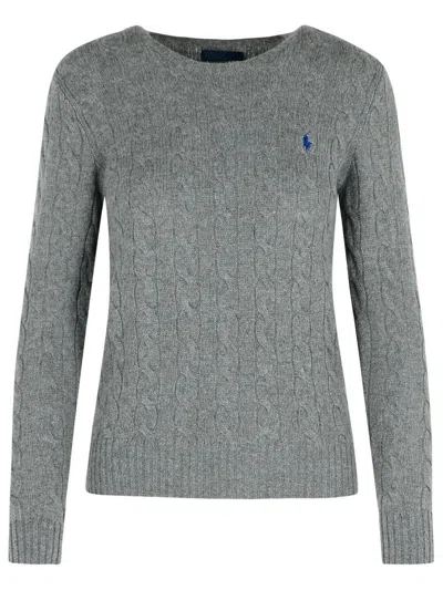Polo Ralph Lauren 'julianna' Grey Wool And Cashmere Sweater In Gray