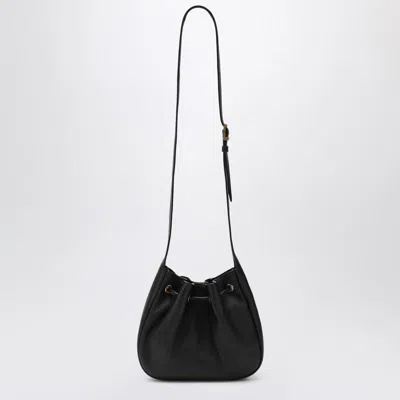Saint Laurent Mini Paris Vii Leather Crossbody Bag In Black