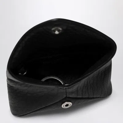 Saint Laurent Keychain Case Envelope Cassandre In Black