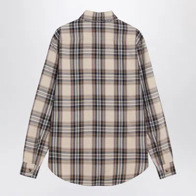 Saint Laurent Cassandre Checked Buttoned Shirt In Multi