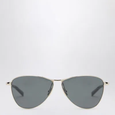 Saint Laurent Essential Aviator Sunglasses In Gray