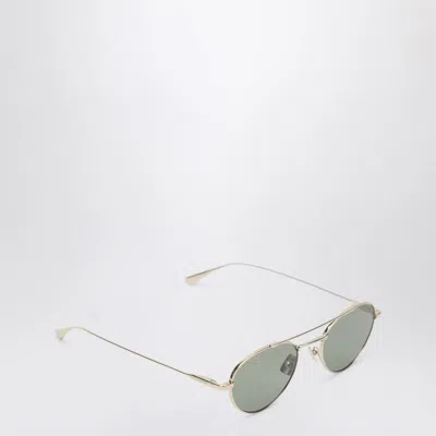 Saint Laurent Sl 97 Aviator Sunglasses In Green