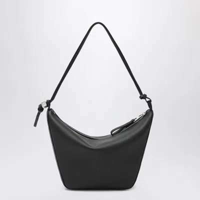 Loewe Hammock Mini Leather Shoulder Bag In Black