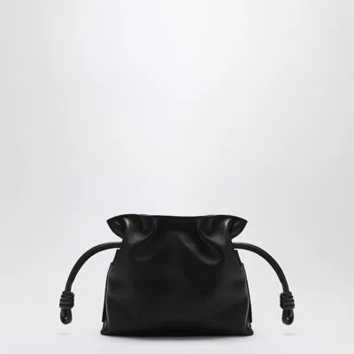 Loewe Mini Flamenco Clutch In Nappa Calfskin In Black
