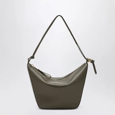 Loewe Hammock Mini Leather Shoulder Bag In Green