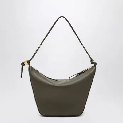 Loewe Hammock Mini Leather Shoulder Bag In Green