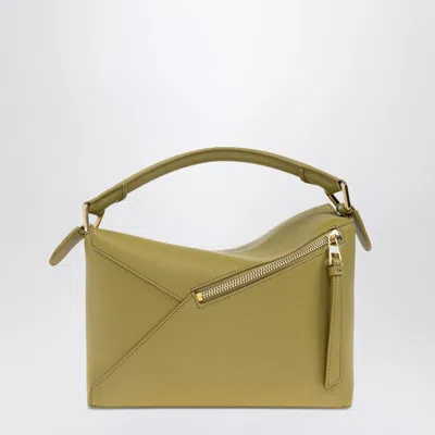 Loewe Puzzle Edge Small Bag Light Moss Women In Brown