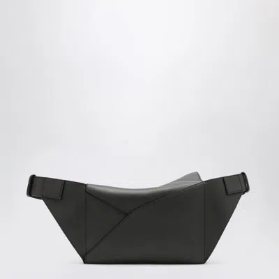 Loewe Small Puzzle Leather Belt Bag In Gray