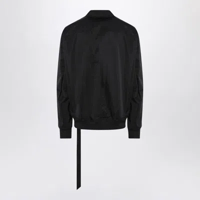 Rick Owens Drkshdw Bomber With Zipper In Black
