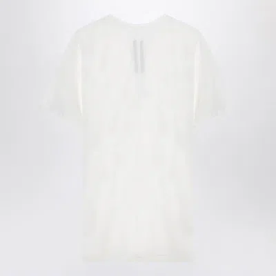 Rick Owens Drkshdw Graphic Print Loose Fit Short Sleeve Top In White