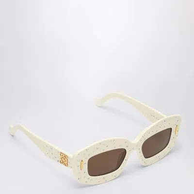 Loewe Arch Mask Sunglasses In Neutral