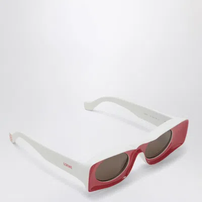 Loewe Ibiza Rectangular Sunglasses In Pink