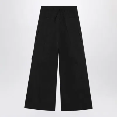 Rick Owens Cargobelas Heavy Cotton Poplin Pant In Black