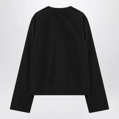 Rick Owens Black Hollywood V Safety Jacket In Black