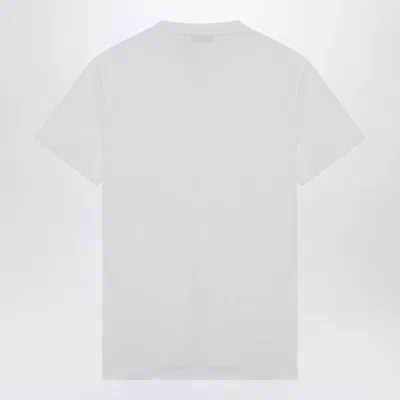 Prada Set Of Three White Cotton T-shirts Men In White