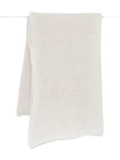 Antonelli Elena Textured Knit Scarf In White