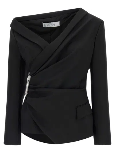 Giuseppe Di Morabito Asymmetrical Blazer Blazers Black In Black