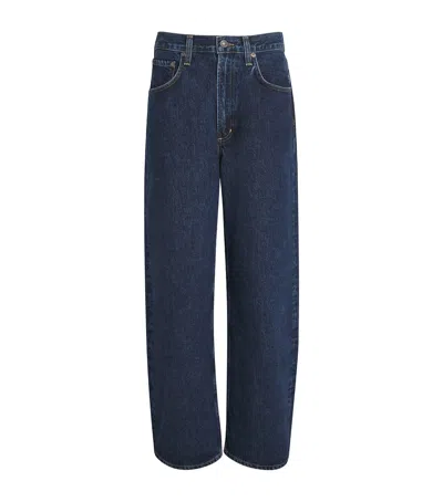 Agolde Low Curve Jeans In Blue