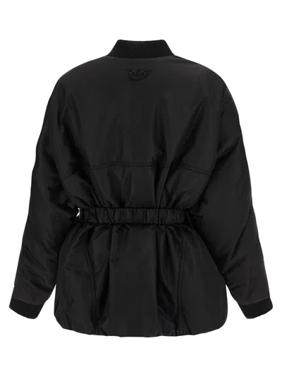 Pinko Bacon Puffer Jackets Black In Black