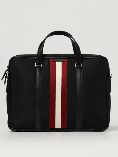 Bally Code Briefcase In Black