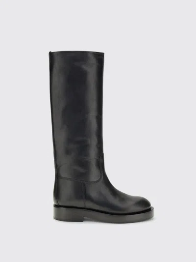 Paris Texas Black Napa Leather Boots In Black