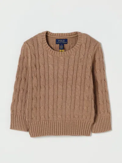 Polo Ralph Lauren Sweater  Kids Color Beige In Brown