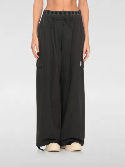 Kenzo Adjustable Drawstring Cargo Pants In Black