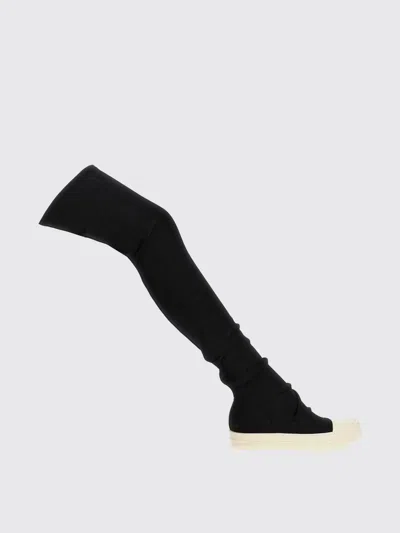 Rick Owens Drkshdw Drkshdw By Rick Owens Woman Boot Black Size 8 Textile Fibers In Black