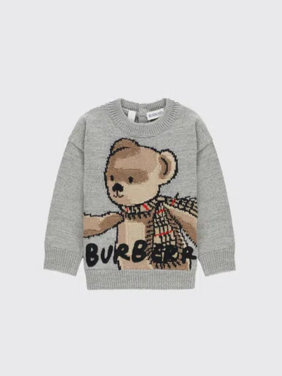 Burberry Wool Jumper In Gray
