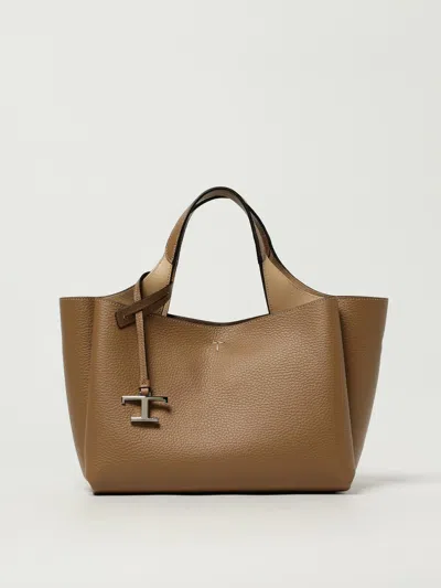 Tod's Tods Mini Leather Handbag In Sand