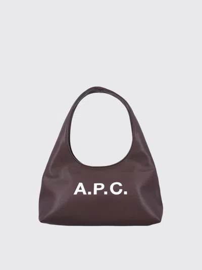 Apc A.p.c. Baby Ninon Shoulder Bag - Synthetic - Brown In Brown